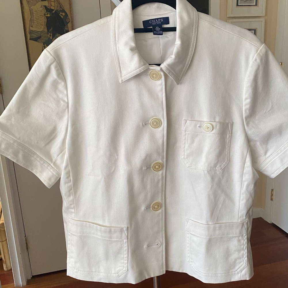 Chaps Women's Short Sleeve Jacket